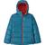 颜色: Wavy Blue, Patagonia | Hi-Loft Down Sweater Hoodie - Kids'