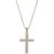 颜色: Gold Over Silver, Macy's | Men's Diamond Cross 22" Pendant Necklace (1 ct. t.w.)