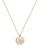 商品Kate Spade | In The Stars Pavé & Imitation Mother of Pearl Zodiac Pendant Necklace in Gold Tone, 17"-20"颜色Capricorn