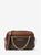 color BROWN, Michael Kors | 女式 Jet Set 大号徽标斜挎包