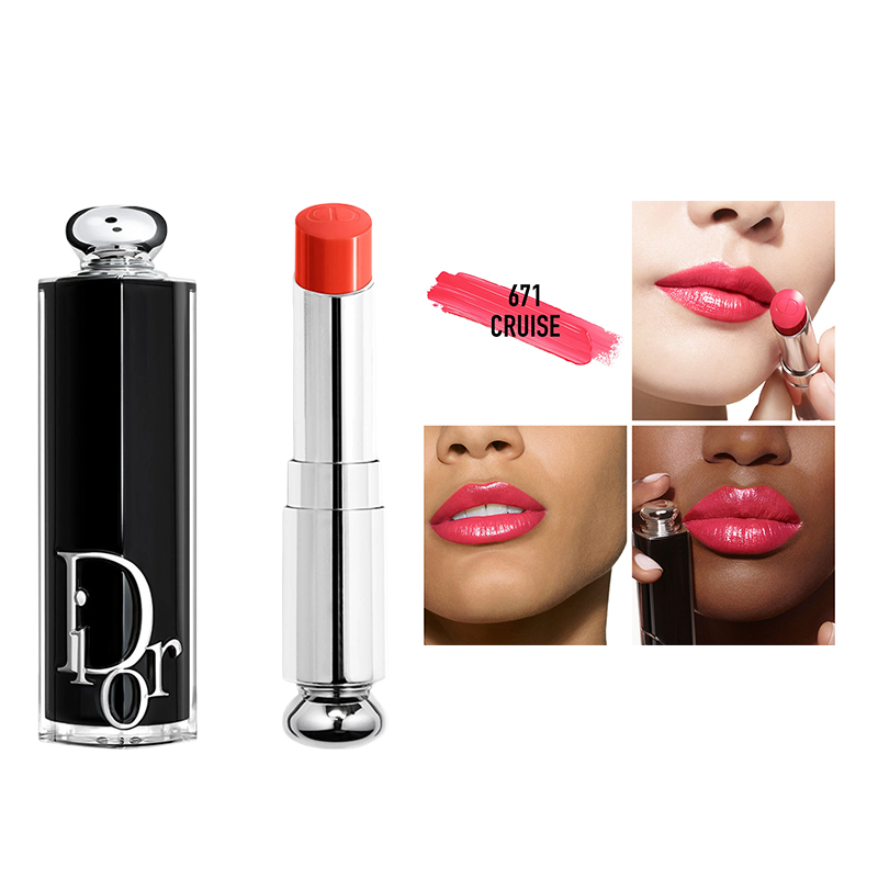 商品Dior | Dior迪奥魅力新黑管保湿光泽唇膏口红3.2g 正装/替换装颜色正装671