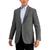 商品Nautica | Men's Modern-Fit Solid Herringbone Tweed Sport Coat颜色Grey Herringbone