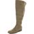 商品Style & Co | Style & Co. Womens Lessah Wide Calf Faux Suede Over-The-Knee Boots颜色Fawn Micro