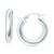商品Giani Bernini | Polished Hoop Earrings, Created for Macy's颜色Silver