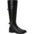 商品Style & Co | Style & Co. Womens Kezlin Faux-Leather Riding Knee-High Boots颜色Black Smooth