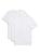 商品Tommy Hilfiger | 汤米·希尔费格男士舒适棉质T恤V领  3件装 颜色WHITE