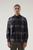 商品Woolrich | Wool Blend Trout Run Plaid Flannel Shirt  - Made in USA颜色Navy Check