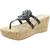 color Black, Sam Edelman | Circus by Sam Edelman Womens Rocky Faux Leather Thong Wedges