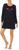 color Black, Kate Spade | Long Sleeve Sleepshirt