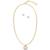 商品Charter Club | Cushion-Cut Crystal Pendant Necklace & Stud Earrings Set, Created for Macy's颜色White