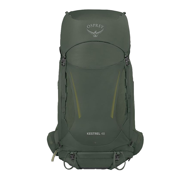 颜色: 绿色, Osprey | 小鹰KESTREL系列空景背负户外登山徒步双肩包48L KESTREL-48-BLUE（三色可选）