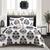 颜色: Grey, Chic Home Design | Riley 8 Piece Comforter Set Large Scale Floral Medallion Print Design Bed In A Bag Bedding KING