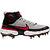 color Grey/Red, NIKE | Nike Men's Alpha Huarache Elite 3 Mid Metal Baseball Cleats