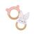 商品第2个颜色Pink, Saro | Kalencom Ring and Bunny Teether