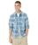 商品Hurley | Santa Cruz Shoreline Flannel颜色Medium Blue