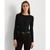 商品Ralph Lauren | Long-Sleeve Button-Shoulder Top颜色Black