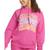 商品CHAMPION | Women's Powerblend Fleece Logo Crewneck Sweatshirt颜色Wow Pink
