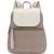 Calvin Klein | Garnet Signature Triple Compartment Backpack, 颜色Almond Taupe/White