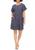 color Navy, Sandra Darren | Women's Side Pocket Linen Shift Dress