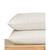 颜色: Natural ivory, California Design Den | 100% Organic Cotton Pillow Cases Queen / Standard Set Of 2, Authentic GOTS Certified, Soft & Cooling Percale Weave Cotton Pillowcases with envelope closure by California Design Den