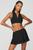 颜色: Black, Alo | Charmed Collar Bra Tank - White
