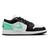 颜色: White-Black-Green Glow, Jordan | Jordan 1 Low - Grade School Shoes