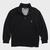 商品Nautica | Nautica Mens Big & Tall Quarter-Zip Sweatshirt颜色true black