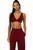 商品第1个颜色Cranberry, Alo | Ribbed Take Comfort Bra - Cranberry