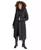 颜色: Black, DKNY | Women's Bibbed Shawl Collar Hooded Puffer Coat