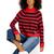 商品Tommy Jeans | Women's Mock-Neck Sweater颜色Scarlet Multi