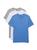 商品Tommy Hilfiger | 男士纯棉圆领T恤，3件装颜色ICEBERG