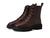 Madewell | The Rayna Lace-Up Boot in Leather, 颜色Dark Cabernet