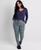 颜色: Navy Dawn, State of Day | Women's Long-Sleeve Ribbed Henley Sleep Top XS-3X, Created for Macy's