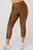 color Cinnamon Brown, Alo | Airlift Mesh High-Waist Celeste Capri - Black