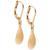 商品Ralph Lauren | 14k Gold-Plated Hammered Teardrop Drop Earrings颜色Gold