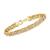 颜色: 7 in, Ross-Simons | Ross-Simons Amethyst Byzantine Bracelet in 18kt Gold Over Sterling