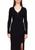 商品Sanctuary | Women's Long Sleeve Button Front Sweater Dress颜色Black