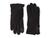 商品第1个颜色Black, UGG | Leather Clamshell Logo Gloves with Conductive Tech Palm