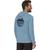 商品第5个颜色Skyline Stencil: Steam Blue X-Dye, Patagonia | Cap Cool Daily Graphic Hooded Shirt - Men's