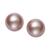 Belle de Mer | Pearl Earrings, 14k Gold Cultured Freshwater Pearl Stud Earrings (10mm) (Also Available in Pink Cultured Freshwater Pearl), 颜色Pink