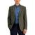 商品Nautica | Men's Modern-Fit Plaid Herringbone Tweed Sport Coat颜色Olive