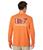 color Terra Cotta Heather, Vineyard Vines | Long Sleeve Football Whale Pocket Tee