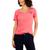 商品Tommy Jeans | Tommy Jeans Womens V Neck Cotton T-Shirt颜色Rouge