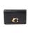 Coach | Luxe Refined Calf Leather Bandit Card Case, 颜色Black