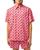 Lacoste | Men's Allover Logo Print Short Sleeve Shirt, 颜色LIGHTHOUSE