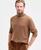 颜色: Fawn Heather, Club Room | Men's Merino Wool Blend Turtleneck Sweater, Created for Macy's