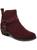 商品ZODIAC | Valera Womens Suede Ankle Ankle Boots颜色wine suede leather