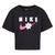 NIKE | Sport Daisy Boxy T-Shirt (Toddler/Little Kids), 颜色Black