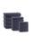 颜色: ANTHRACITE, Enchante Home | 16-Piece Turkish Cotton Bath Towel Set