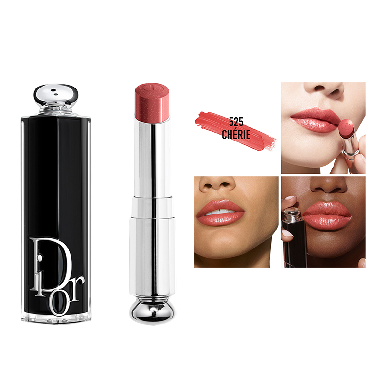 颜色: 正装525, Dior | Dior迪奥魅力新黑管保湿光泽唇膏口红3.2g 正装/替换装